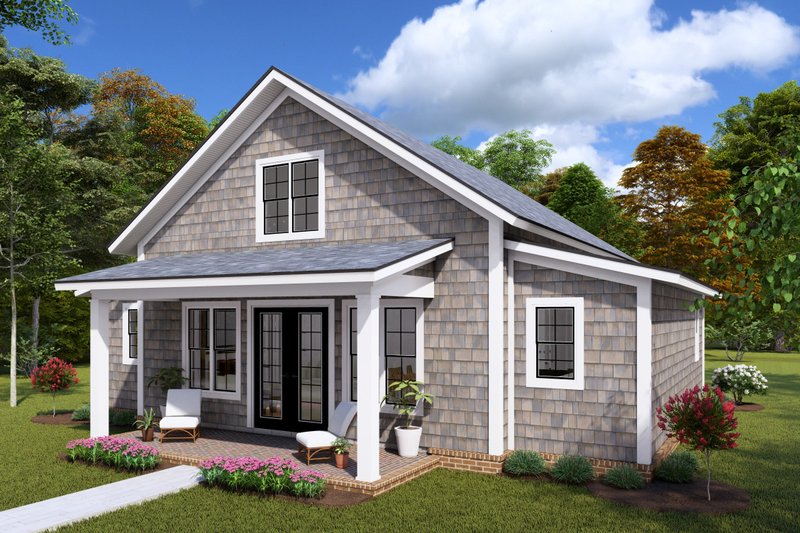 Dream House Plan - Exterior - Other Elevation 1 for Cottage House Plan #513-2244 - 2 bed, 2 bath