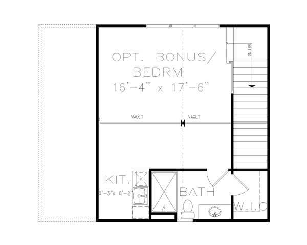Dream House Plan - Farmhouse Floor Plan - Upper Floor Plan #54-471