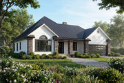 Cottage Style House Plan - 2 Beds 2 Baths 1535 Sq/Ft Plan #515-65 Exterior 