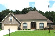 European Style House Plan - 3 Beds 2 Baths 1900 Sq/Ft Plan #430-43 