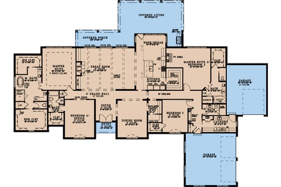 Floor Plan - Other Floor for European House Plan #923-274 - 4 bed, 4 bath