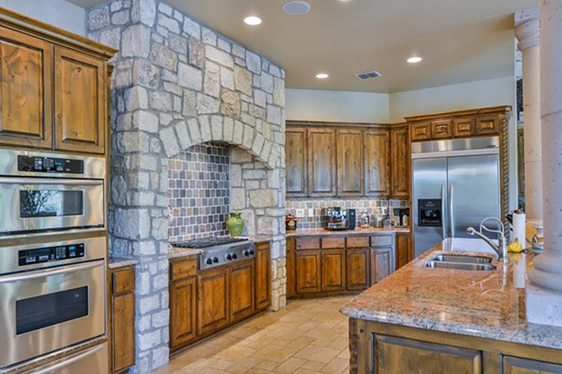 Home Plan - Interior - Kitchen 1 for Mediterranean House Plan #80-199 - 4 bed, 5 bath