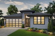 Contemporary Style House Plan - 4 Beds 3 Baths 2608 Sq/Ft Plan #48-961 