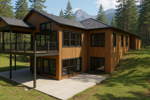 Architectural House Design - Farmhouse Exterior - Front Elevation Plan #1109-28