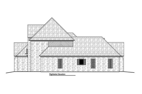 Exterior - Other Elevation 1 for Traditional House Plan #1081-48 - 5 bed, 5.5 bath