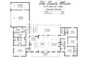 Southern Style House Plan - 4 Beds 3 Baths 2560 Sq/Ft Plan #1074-93 