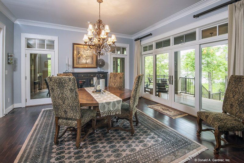 Home Plan - Interior - Dining Room 1 for Craftsman House Plan #929-340 - 5 bed, 4 bath