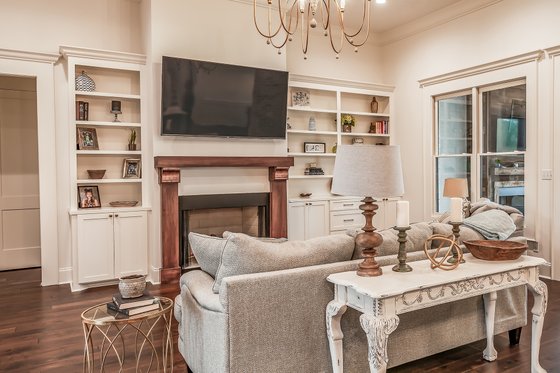 Interior - Family Room 1 for European House Plan #430-192 - 3 bed, 2 bath