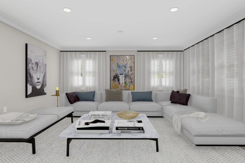 Dream House Plan - Interior - Family Room 1 for Traditional House Plan #1060-154 - 3 bed, 2.5 bath