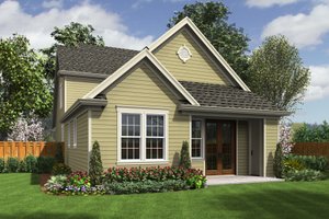 Exterior - Rear Elevation for Cottage House Plan #48-575 - 3 bed, 2.5 bath