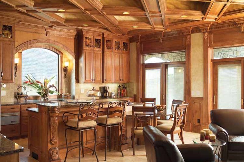 Home Plan - Interior - Kitchen for Mediterranean House Plan #70-1399 - 4 bed, 3.5 bath