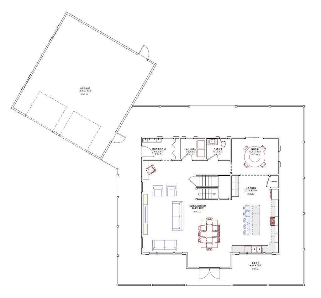 Photo 5 for Farmhouse House Plan #1109-35 - 4 bed, 2.5 bath