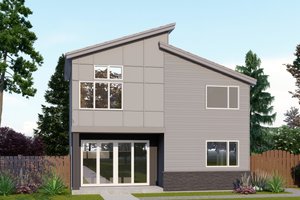 Dream House Plan - Contemporary Exterior - Front Elevation Plan #53-783