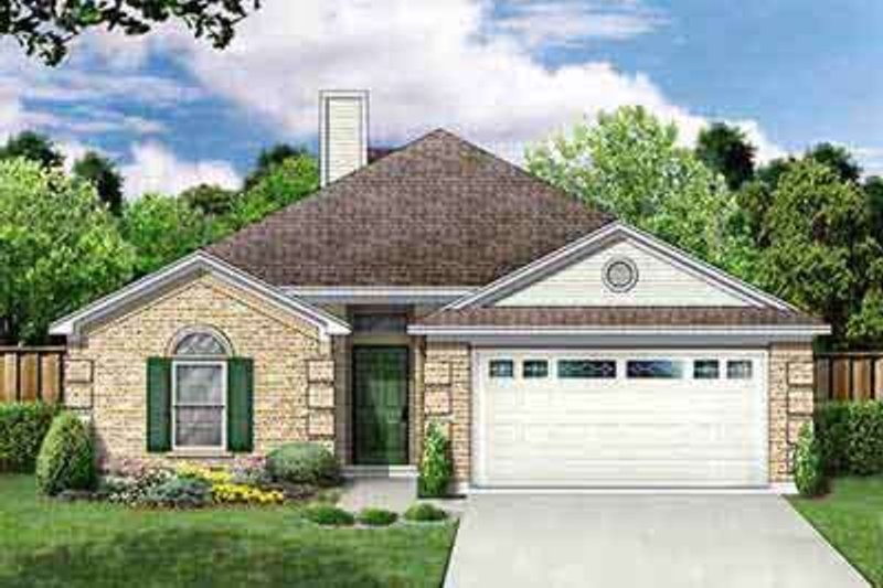 Dream House Plan - Traditional Exterior - Front Elevation Plan #84-201