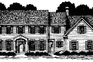 Architectural House Design - Classical Exterior - Front Elevation Plan #328-261