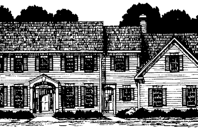 Home Plan - Classical Exterior - Front Elevation Plan #328-261