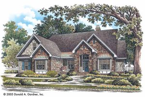 Craftsman Exterior - Front Elevation Plan #929-746
