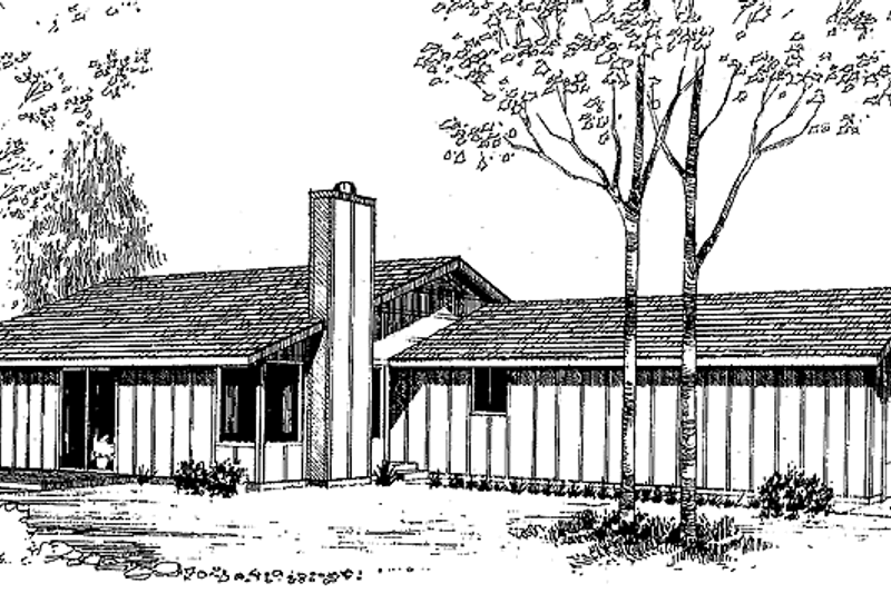 House Plan Design - Ranch Exterior - Front Elevation Plan #60-906