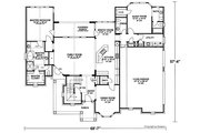 European Style House Plan - 4 Beds 3.5 Baths 2639 Sq/Ft Plan #20-967 