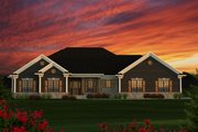Ranch Style House Plan - 3 Beds 2.5 Baths 1807 Sq/Ft Plan #70-1191 