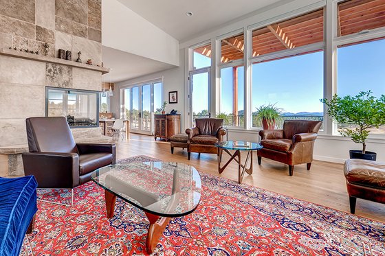 Interior - Family Room for Prairie House Plan #1042-17 - 4 bed, 4 bath