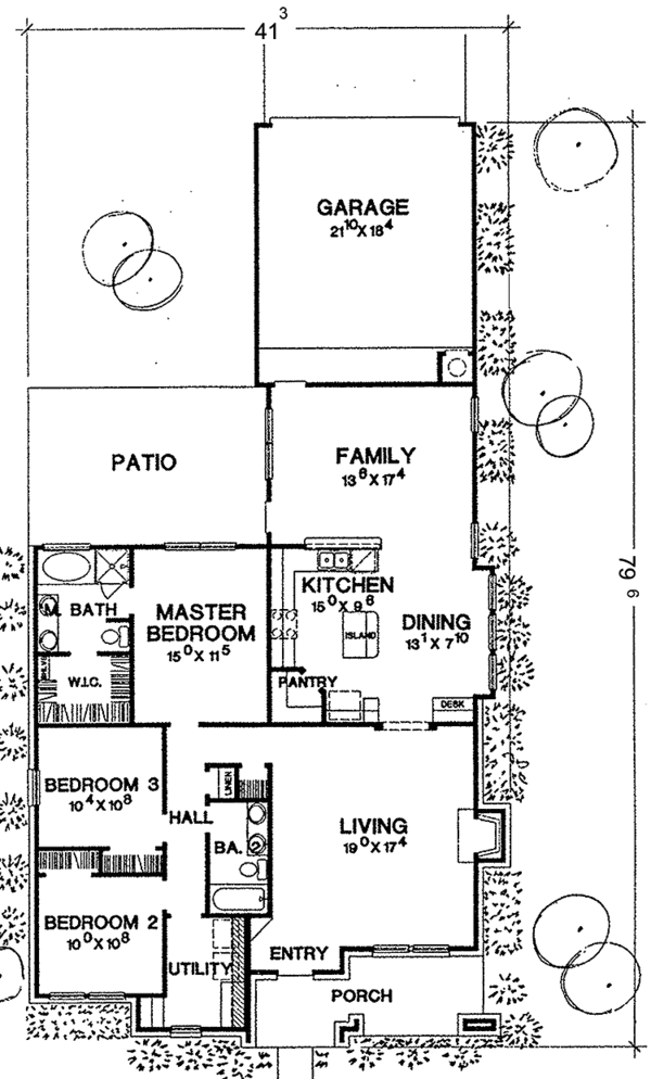 Home Plan - European Floor Plan - Main Floor Plan #472-404