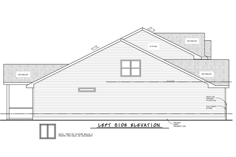House Plan Design - Exterior - Other Elevation for Craftsman House Plan #20-2503 - 4 bed, 4 bath