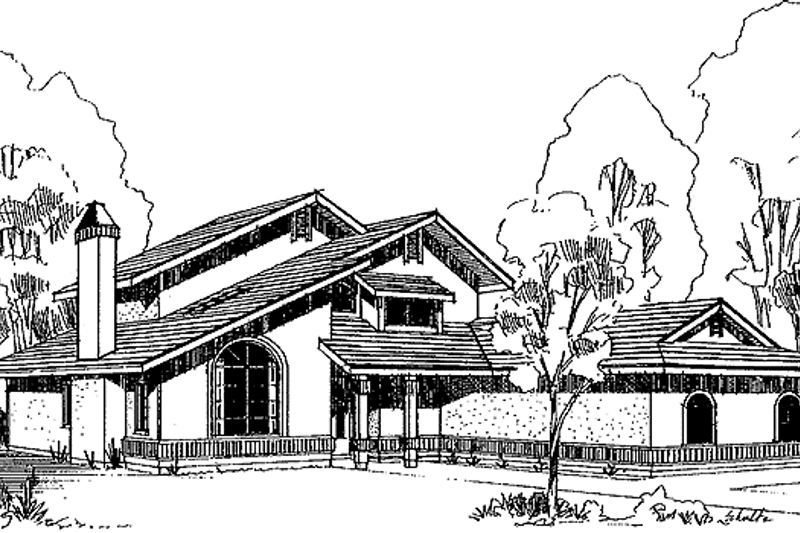 Architectural House Design - Contemporary Exterior - Front Elevation Plan #60-820