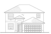 Colonial Style House Plan - 4 Beds 2.5 Baths 1810 Sq/Ft Plan #1058-23 