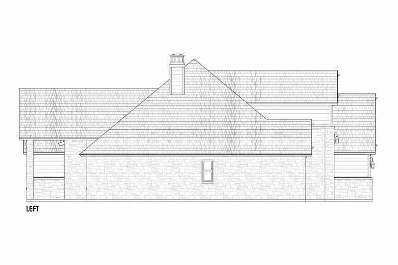 House Blueprint - Exterior - Other Elevation for Country House Plan #1096-106 - 4 bed, 2 bath