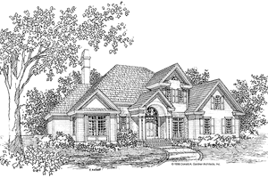 Traditional Exterior - Front Elevation Plan #929-247