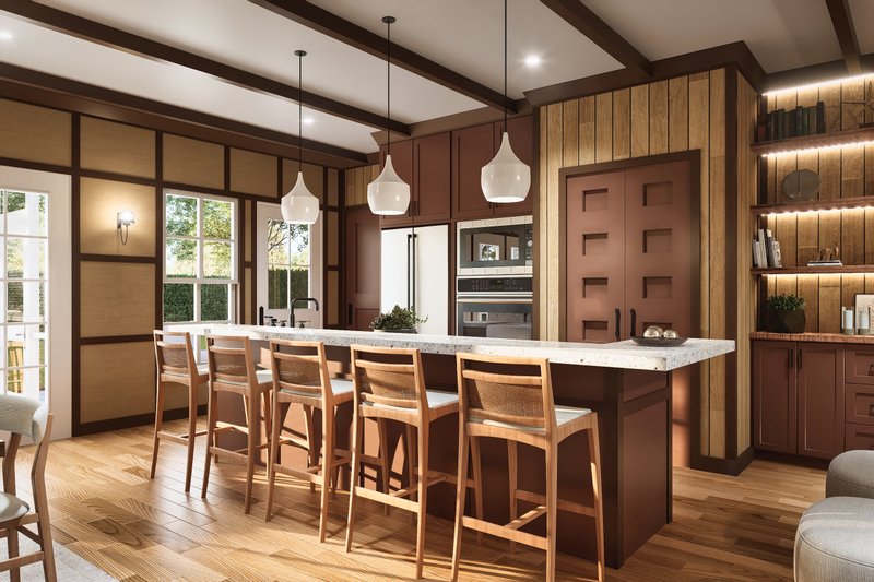 Home Plan - Interior - Kitchen for Traditional House Plan #54-638 - 3 bed, 2 bath