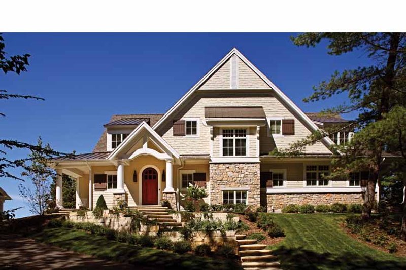 Architectural House Design - Craftsman Exterior - Front Elevation Plan #928-176