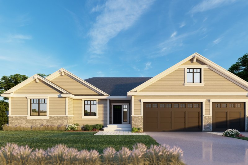 Dream House Plan - Traditional Exterior - Front Elevation Plan #112-203