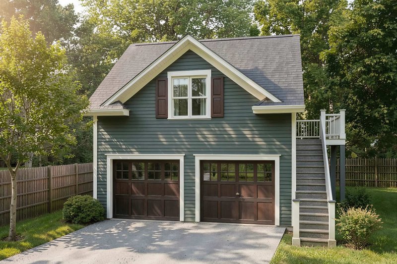 Home Plan - Exterior - Front Elevation 2 for Traditional House Plan #79-286 - 1 bed, 1 bath