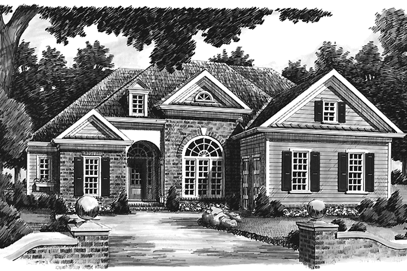 Dream House Plan - Exterior - Front Elevation 3 for Traditional House Plan #927-668 - 3 bed, 2.5 bath
