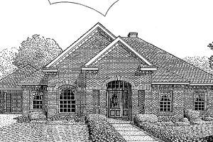 Architectural House Design - Country Exterior - Front Elevation Plan #968-22