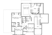 European Style House Plan - 4 Beds 3.5 Baths 2650 Sq/Ft Plan #6-220 