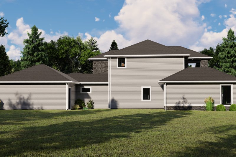 Architectural House Design - Exterior - Other Elevation for Modern House Plan #1064-19 - 4 bed, 2 bath