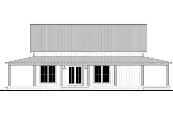 Exterior - Other Elevation 1 for Barndominium House Plan #430-359 - 2 bed, 2 bath