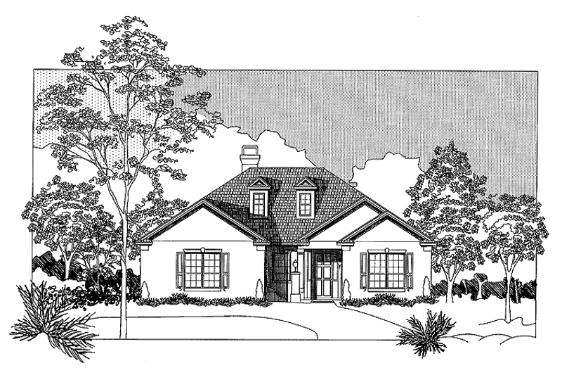 Home Plan - Contemporary Exterior - Front Elevation Plan #999-177