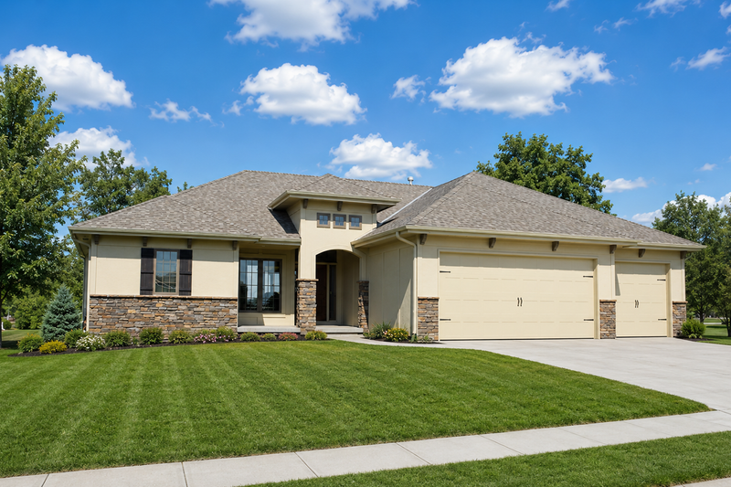 House Plan Design - Exterior - Front Elevation 3 for Mediterranean House Plan #20-2174 - 3 bed, 2 bath