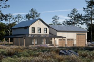 Farmhouse Exterior - Front Elevation Plan #20-2551