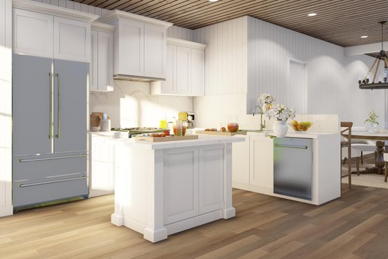 Interior - Kitchen 2 for Traditional House Plan #923-351 - 1 bed, 1 bath