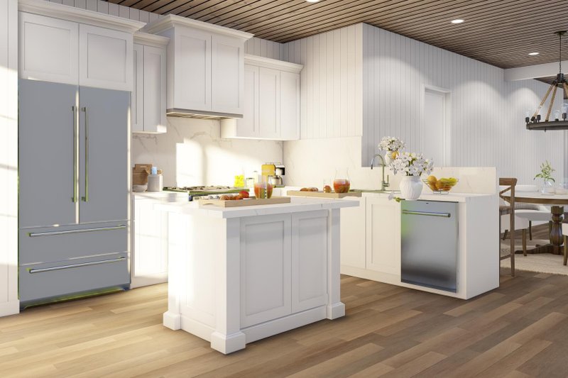 House Blueprint - Interior - Kitchen 2 for Traditional House Plan #923-351 - 1 bed, 1 bath