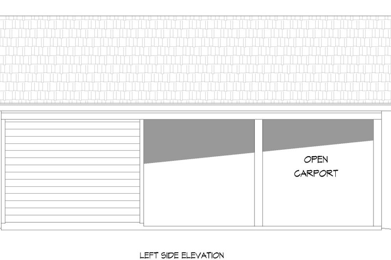 House Blueprint - Exterior - Other Elevation for Country House Plan #932-180, 0 bath