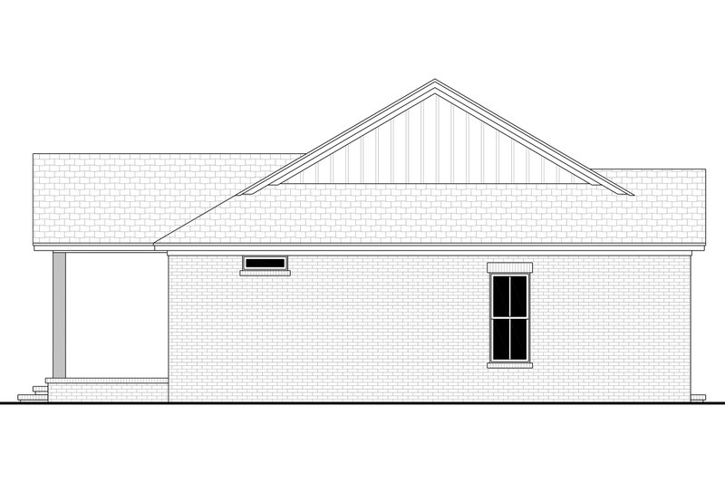 House Blueprint - Exterior - Other Elevation for Farmhouse House Plan #430-446 - 3 bed, 2 bath