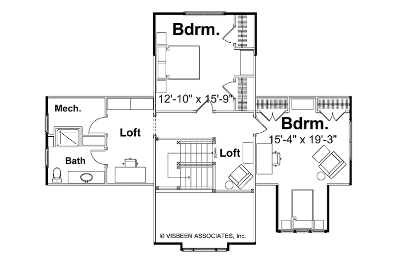Dream House Plan - Floor Plan - Other Floor for Craftsman House Plan #928-30 - 3 bed, 4 bath