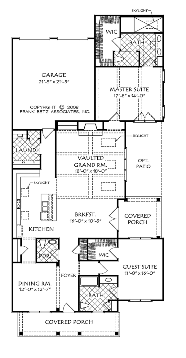 Home Plan - Colonial Floor Plan - Main Floor Plan #927-512