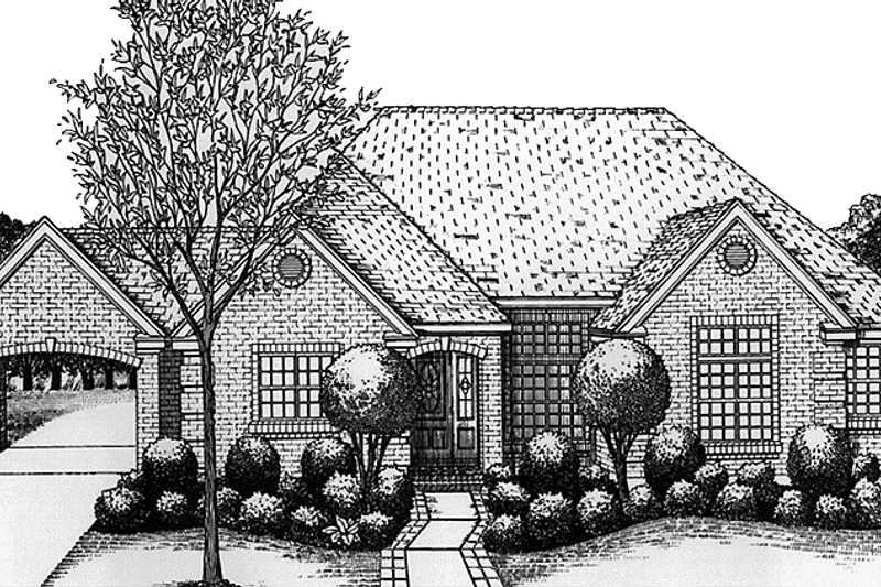 House Design - Country Exterior - Front Elevation Plan #968-5